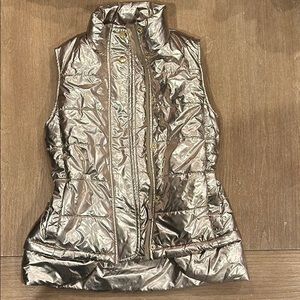 Imoga gold puffer vest